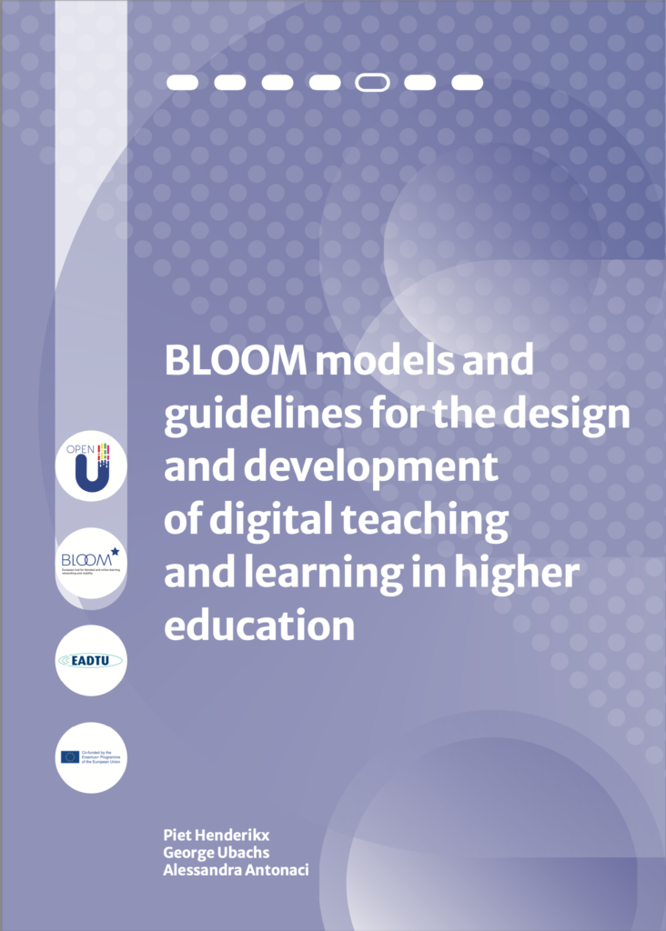 Models and guidelines for the design and development of digital teaching and learning in higher education