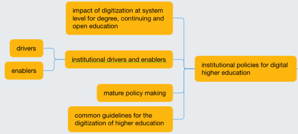 Fig. 27. Institutional policies for digital higher education