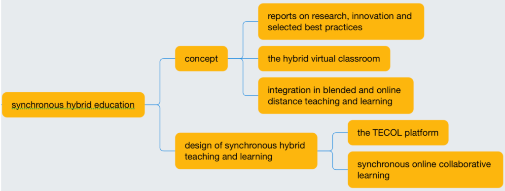 Fig. 5. Concept and design of synchronous higher education